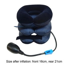Air Inflatable Neck Pillow Head Cervical Traction Support Stretcher Pain Relief
