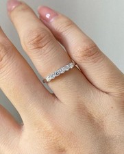 2Ct Round Cut Lab Created Diamond Engagement Ring 14k White Gold Plated