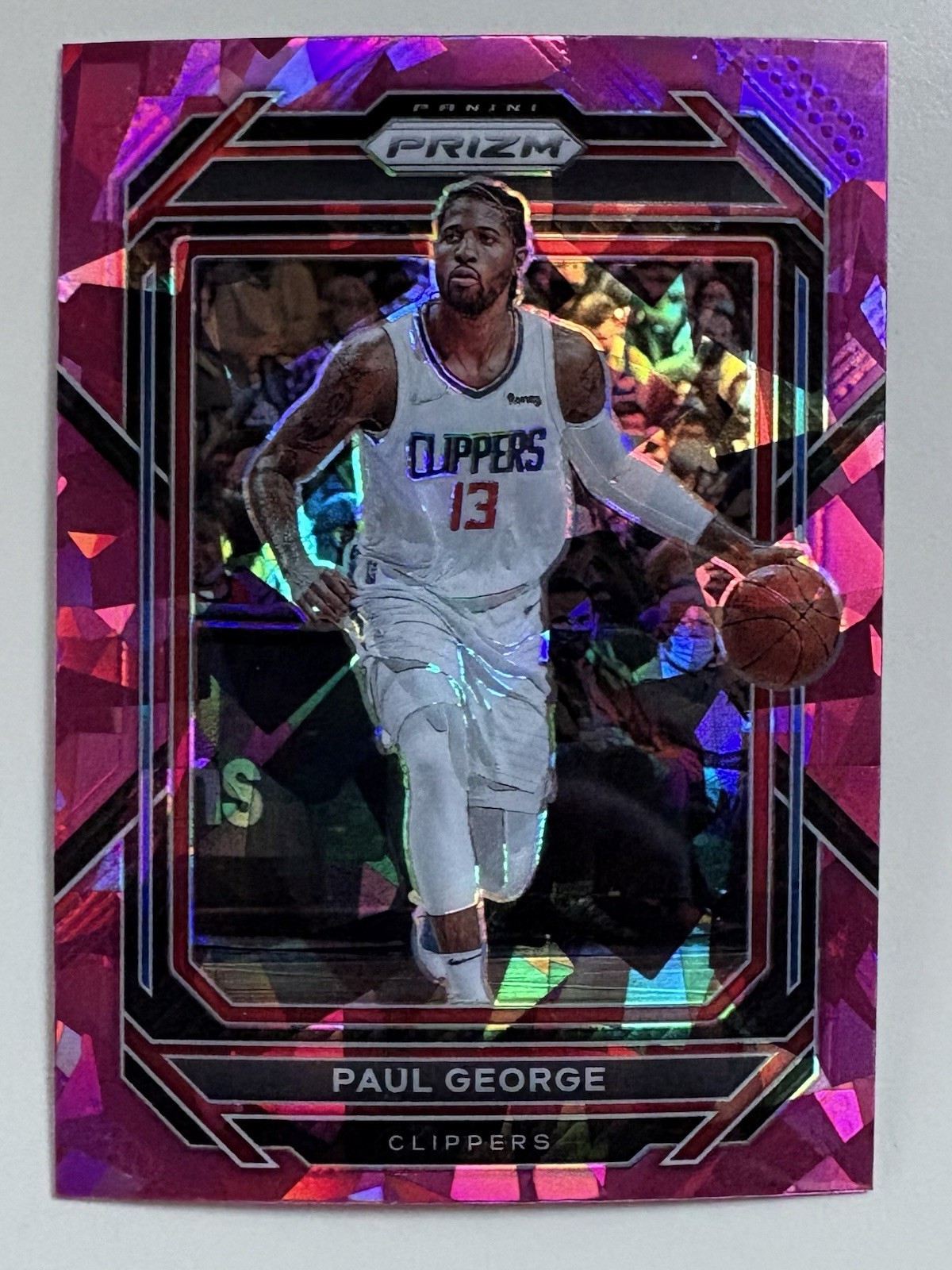 2022-23 Panini Prizm - Paul George #138 Pink Ice Prizm