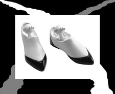 Mezco One 12 The Animated Series Joker     BLACK & WHITE DRESS SHOES 1 12 Scale