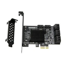 8-Port SATA 3.0 PCI Express Expansion Card PCI-E Controller 6G Adapter for HDDrA
