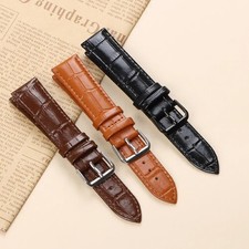 Crocodile Leather Watch Band Men Genuine Crocodile Watch Strap Quick Release