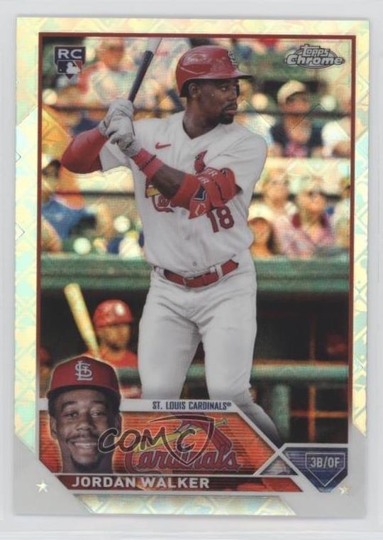 2023 Topps Chrome Logofractor Edition Jordan Walker #209 0v33