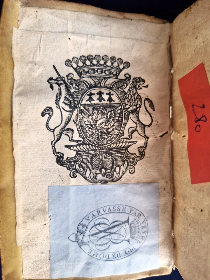 1559 Statius + 1551 Manilius – Latin Vellum Sammelband – Lyon – Gryphius - Image 4 of 4