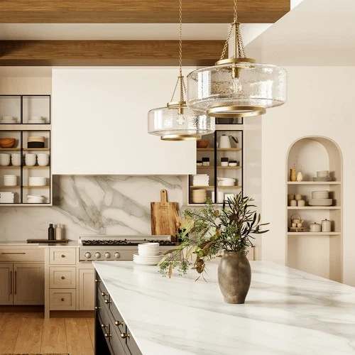 Capital Lighting 355311 Landon 20"W Pendant - Brass - Picture 7 of 7