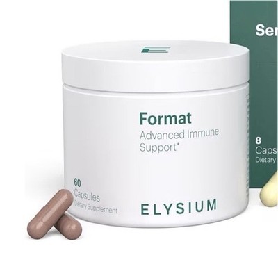 ELYSIUM Advanced Immune Support Supplement Capsules for Adults 60 Count