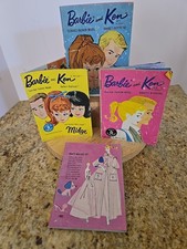Set of 4 Vintage Barbie mini-catalogues, early 1960s Mattel