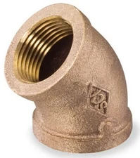 Smith-Cooper 36F1006L Elbow 3/4" Lead-Free Brass 45D FPT x FPT Class 125