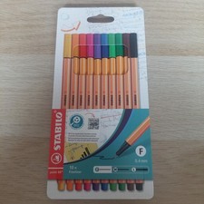 Fineliner - STABILO point 88 - Pack of 10 - Assorted Colours A