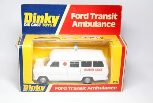 Dinky 276 Ford Transit Ambulance In Original Box - Near Mint Vintage