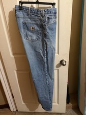 Carhartt Men's Blue Jeans 38x32