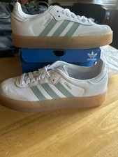 Size 6 - adidas Sambae White Wonder Blue W