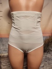 New Womans High Waist Panty Body Shaper Butt Lifter Tummy Control Large White