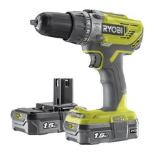 18 V ONE plus Cordless Combi Drill Starter Kit Hyper Green With 2 x 1.5 Ah