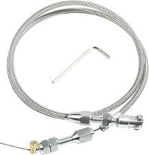 36" Throttle Cable Kit,Car Braided Throttle Cable,Ls Swap Steel Braided Throttle