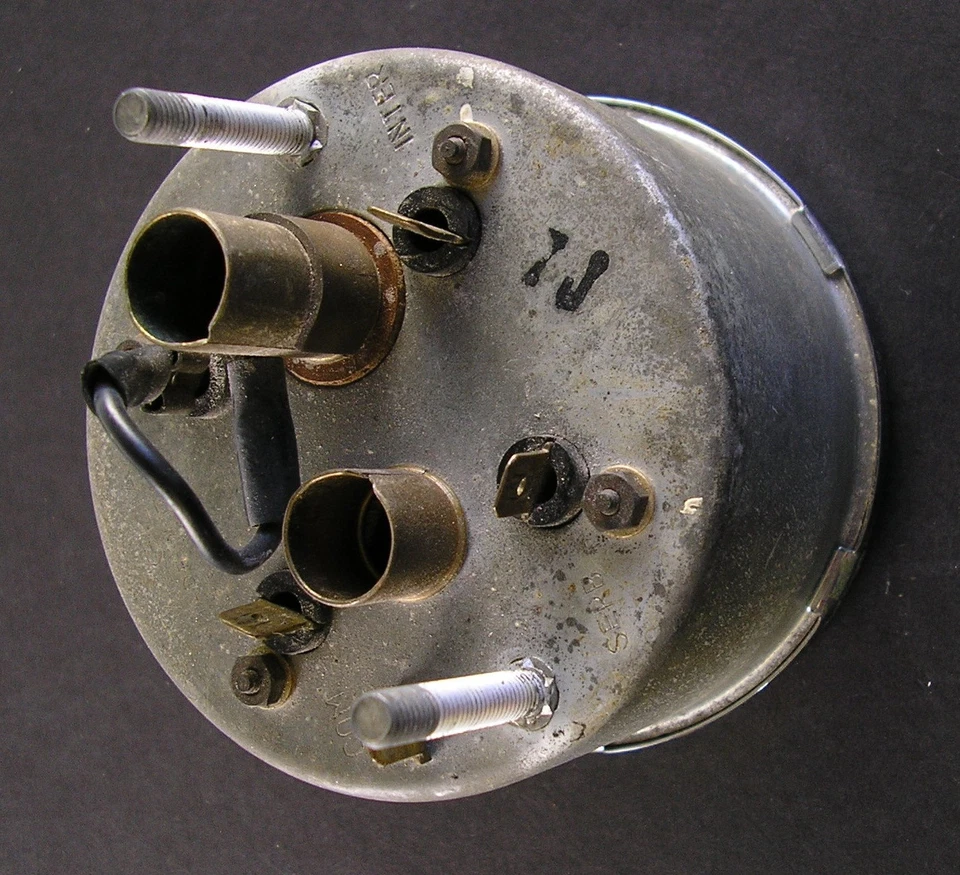 ALFA ROMEO 105 GIULIA SPRINT GT 1965+ VEGLIA Medidor italiano de presión de aceite/combustible Foto 3 de 4