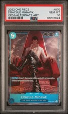 Dracule Mihawk OP01-070 Alternate Art Romance Dawn PRE ERRATA PSA 10