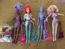 Jem e gli ologrammi bambole chitarre microfoni e pezzi extra