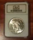 1934 Peace Dollar NGC MS64
