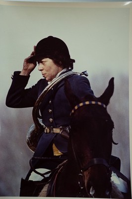PHOTO Argentique	France	chasse à courre vénerie cheval portrait 24x30cm	1970