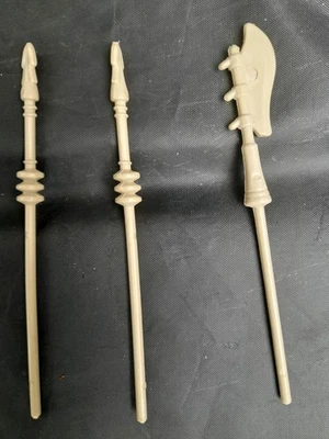Spears (x2) and Halberd (x1) for He-Man Castle Greyskull - Image 1 of 4