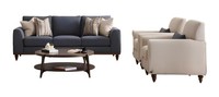 Wohnzimmer-Set Mit 3-Sitzer Und Sessel – Modern Und Komfortabel