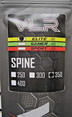 Victory VLR 166 Arrow Shafts - Elite - 350 - 12pk - VLRE-350S-12