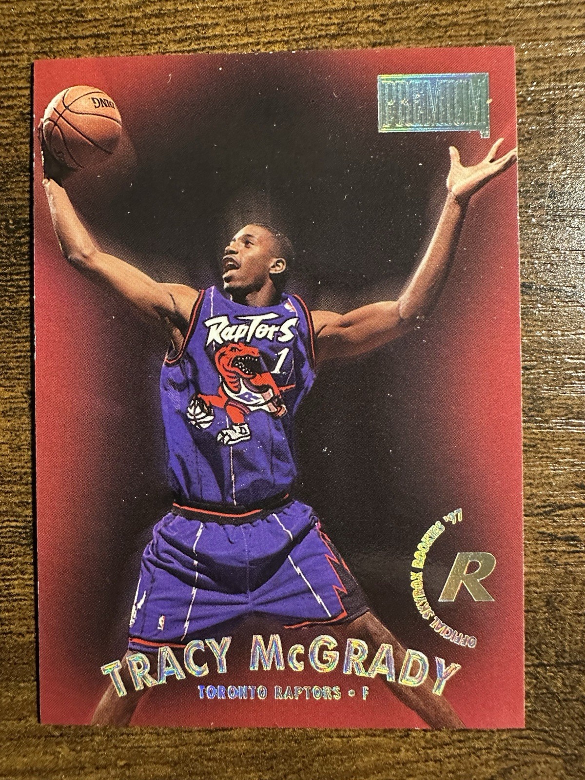 1997-98 Skybox Premium - Tracy McGrady #79 (RC) HOF Toronto Raptors