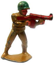 1950's Manoil M182 TOMMY GUN dime store lead soldier figure wb