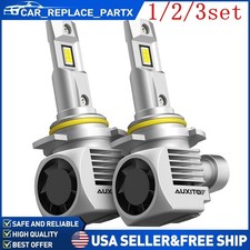 2/4X 9012 LED Headlight Super Bright bulb 6500K White Kit 360000LM HIGH/LOW B
