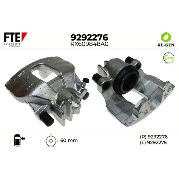 FTE 9292276 Bremssattel FüR Volvo V70 S60 S80 XC70 184 295 285 384-image