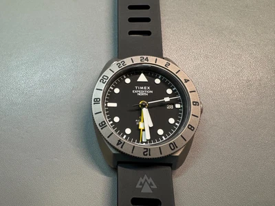 Timex Mens Expedition North GMT Titanium Automatic Watch TW2W53000 - Image 1 of 4