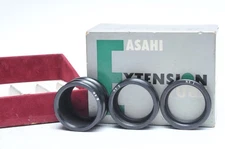 Asahi Pentax Extension Tube Macro Ring No.1 2 3 Set M42