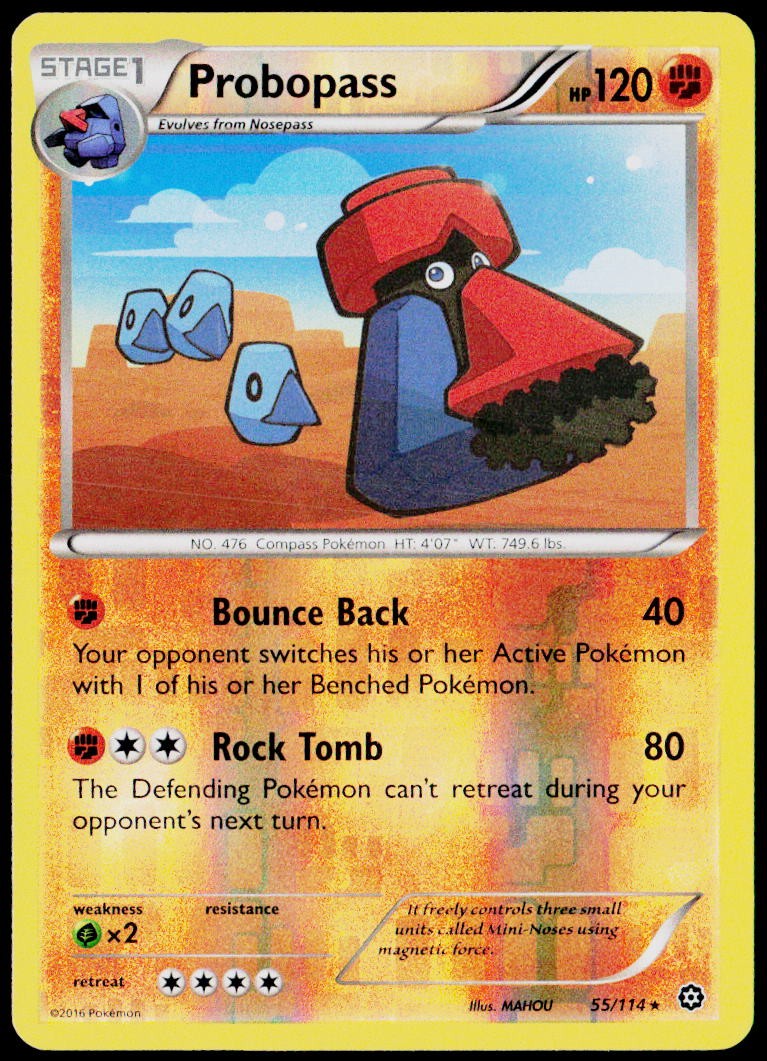 Probopass 55/114 XY - Steam Siege LP Reverse Holofoil