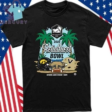 Hawkeyes Vs Commodores 2025 ReliaQuest Bowl Head to Head Helmet Shirt