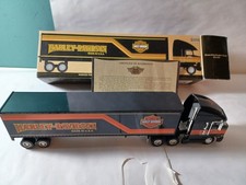 Harley Davidson 1:64, Diecast Semi Tractor Trailer Locking Coin Bank 99197-94V 