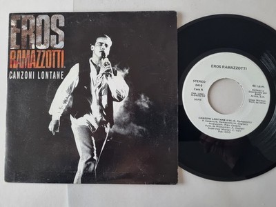 Eros Ramazzotti - Canzoni Lontane 7'' Vinyl Spain PROMO