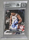 2024 Topps Now Olympic Games Stephen Curry Signed #22 USA Card BAS (BGS 10 AUTO)