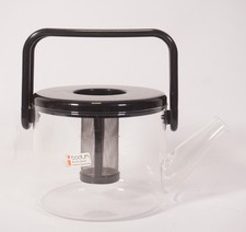 Original Bodum Design Théière Avec Utilisation Danemark Verre Plastique Noir