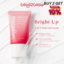 Glad2Glow Lychee Vitamin Water Cream 30g - SPF Moisturizer with Niacinamide