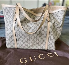 Borsa Gucci GG Canvas Tote Originale Beige Shopper Donna – Ottimo Stato