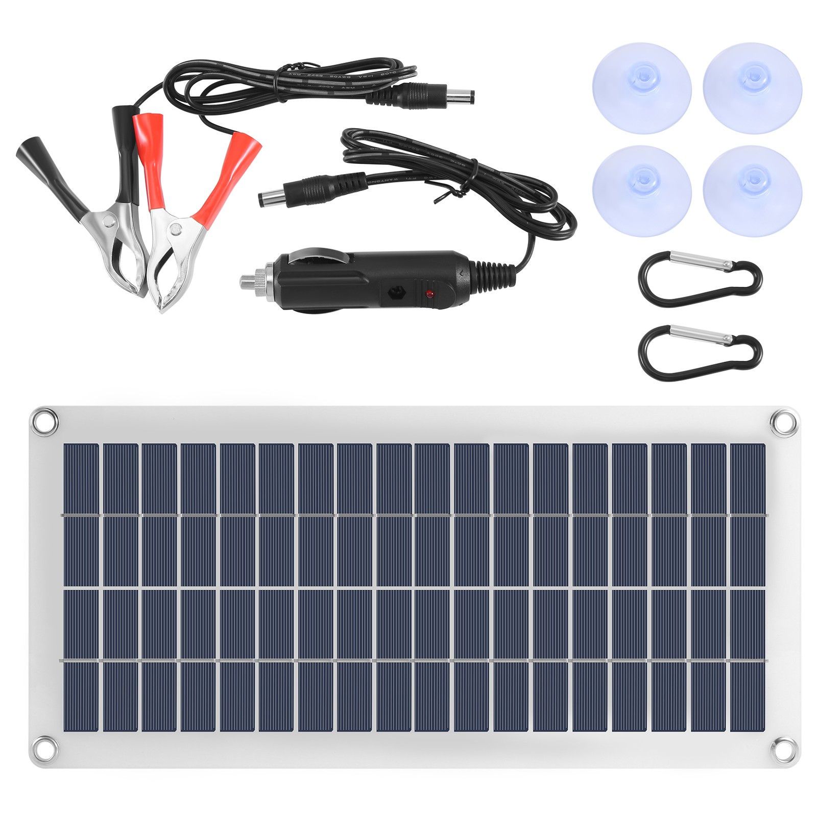15W Solar Panel 12-18V Solar Cell Solar Panel for Phone RV C