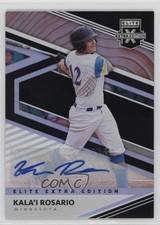 2020 Panini Elite Extra Edition Signatures Kala'i Rosario #165 Auto j3y