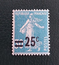 France année 1926 1927 217 neuf luxe ** semeuse surchargée ( 2 )