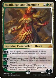 Huatli, Radiant Champion - Rivals of Ixalan (RIX) #159 - Mythic Rare