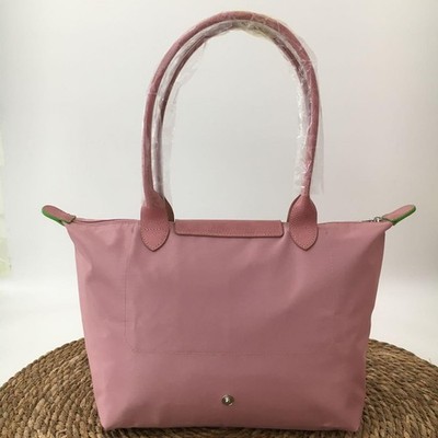 Longchamp Top Handle Handbag Tote Bag New Lightweight M Size Pink