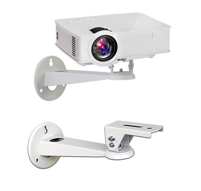 Mini Projector Wall Mount Bracket, Universal 360° Rotation, 7.8in Adjustable ...