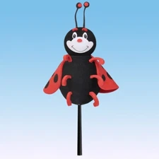 Tenna Tops Cute Ladybug Car, Truck, SUV Antenna Topper Auto Accessory (New)