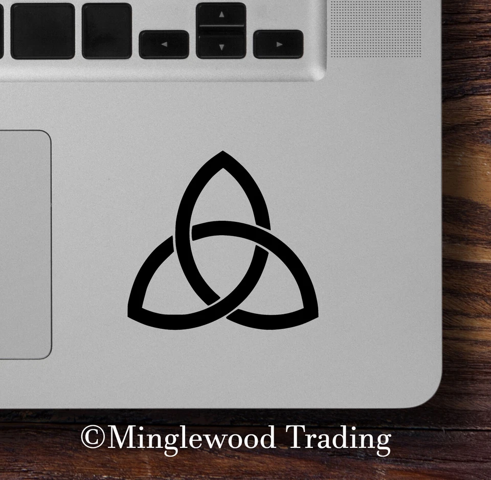 Triquetra Vinyl Decal | Celtic Triqueta Trinity Knot Wiccan Christian | Sticker - Image 2 of 4