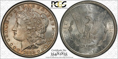 Download 1882-S Silver Morgan Dollar PCGS MS62 Unique Multi Color Toned Beauty | eBay
